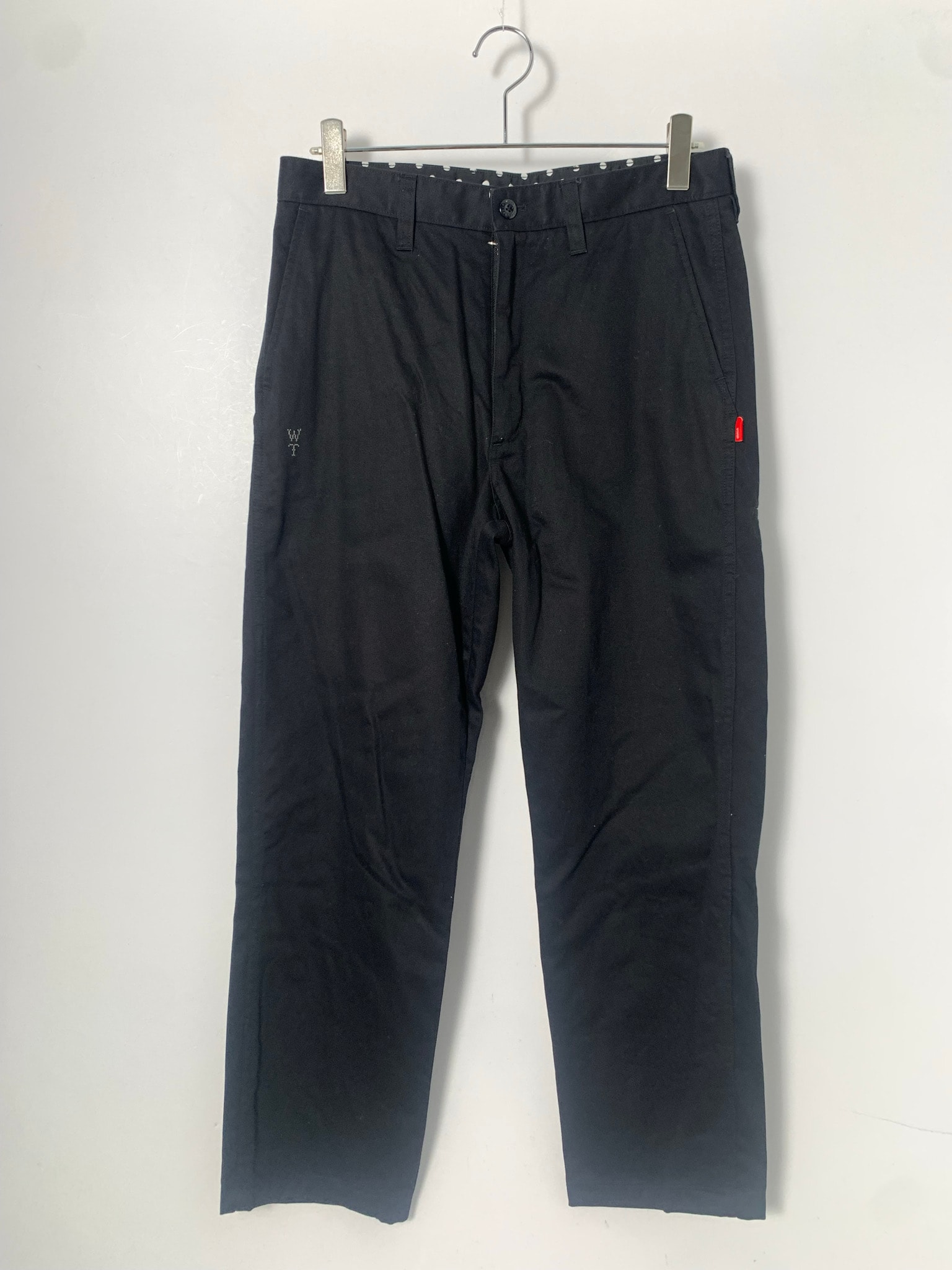 WTAPS TROUSERS WORK CTN TWILL Black