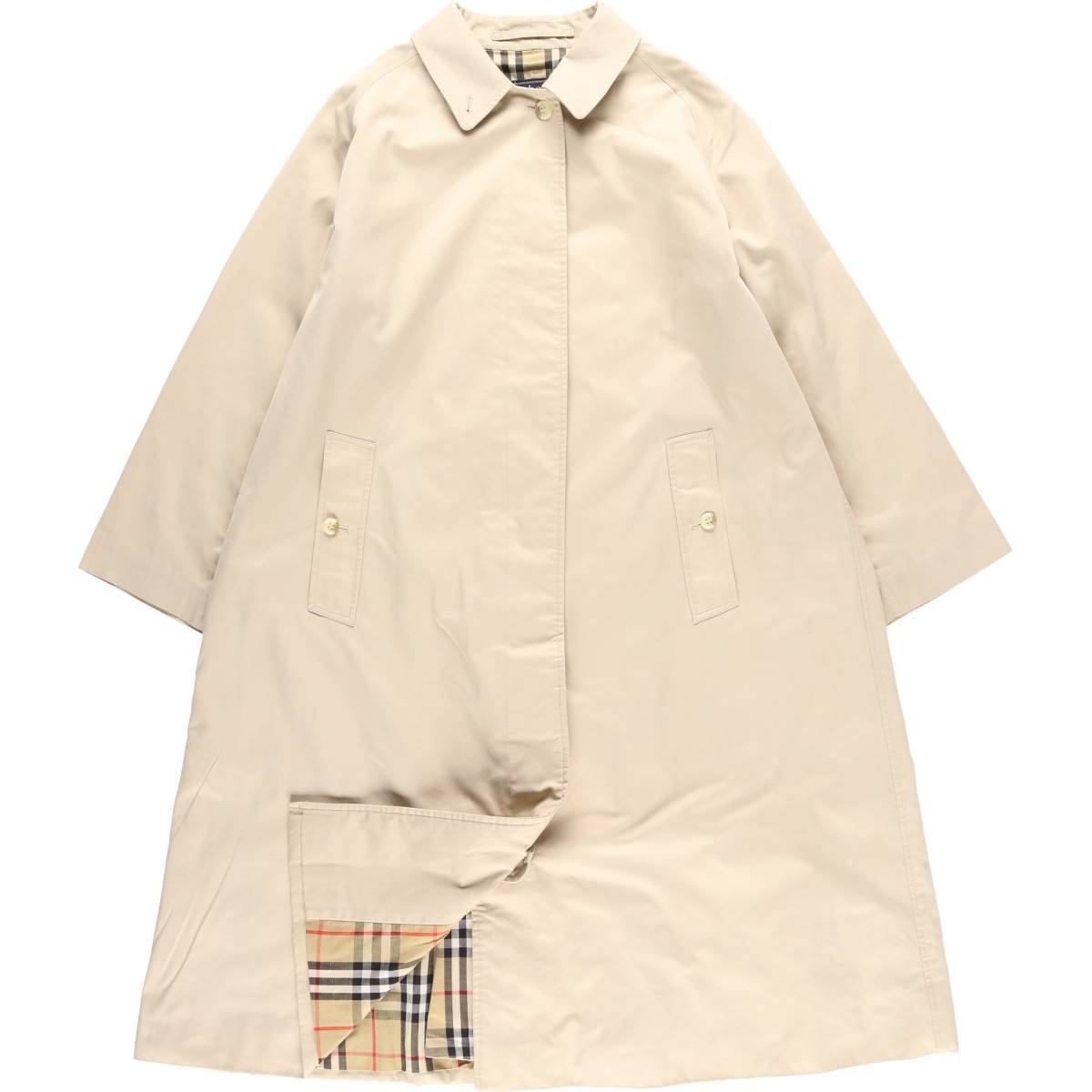 古着 バーバリー Burberry's ステンカラーコート バルマカーンコート 英国製 レディースL相当/eva003658