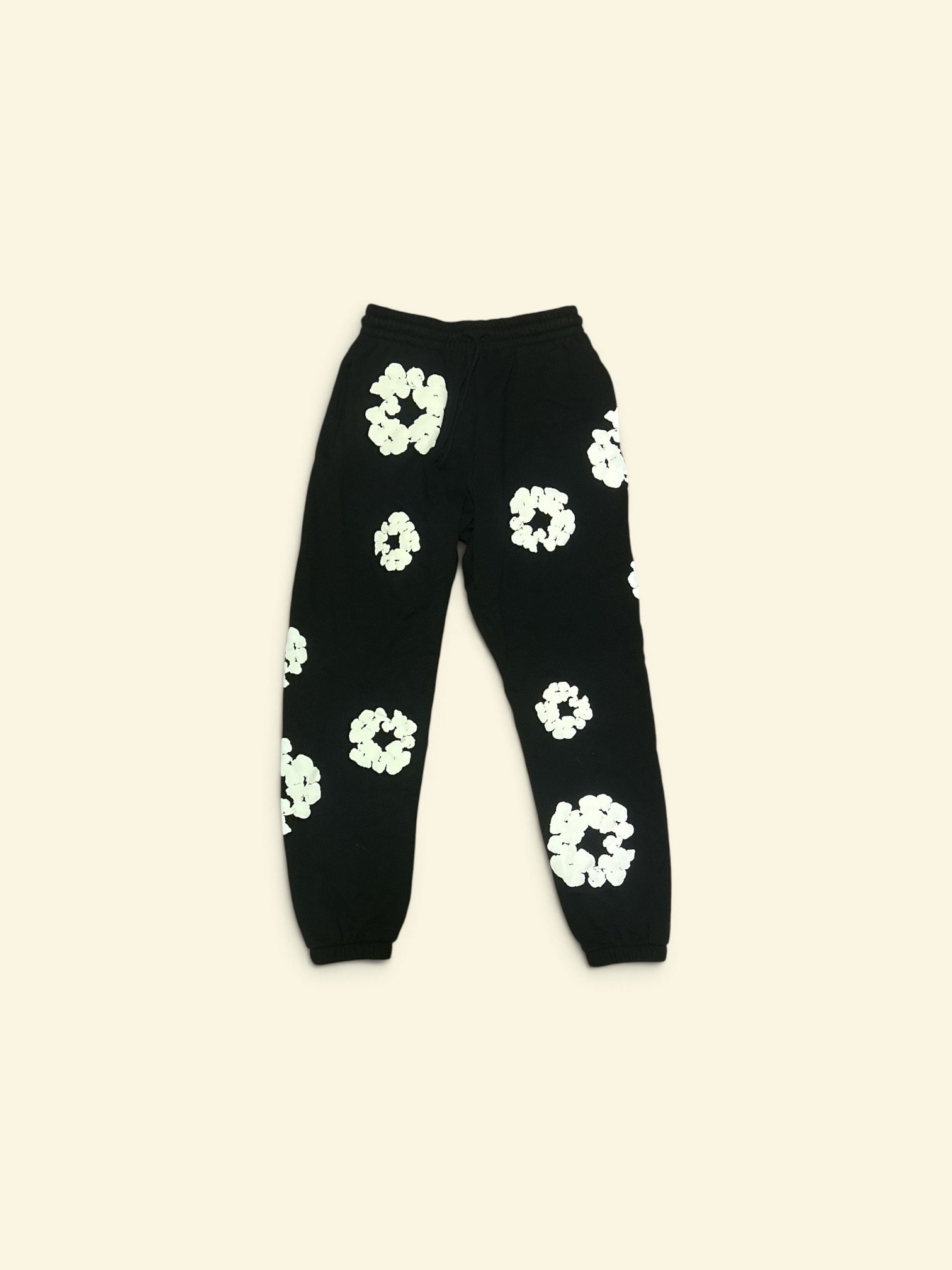 DENIM TEARS Cotton Wreath Sweatpants "Black"