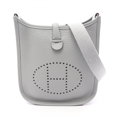 エルメス HERMES エヴリンアマゾンTPM グリパンタン ショルダーバッグ バッグ レザー トリヨンクレマンス トリヨンクレマンス レディース グレー系 グリパンタン 【中古】