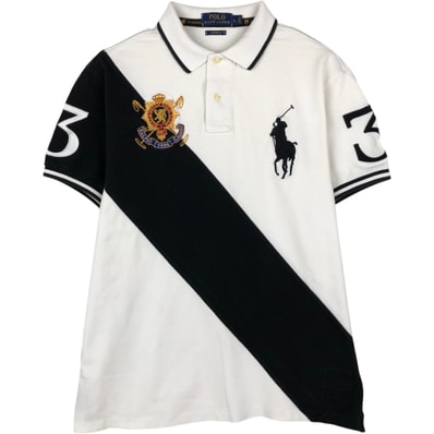古着 ラルフローレン Ralph Lauren POLO RALPH LAUREN CUSTOM FIT ビッグポニー 半袖 ポロシャツ メンズL相当/eaa653655