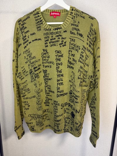 Supreme Gonz Poems Sweater "Olive"