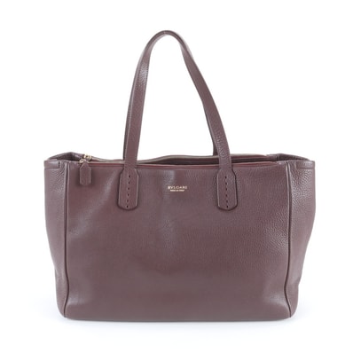 ■美品 ブルガリ トート バッグ レザー