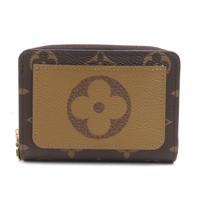 ルイ ヴィトン LOUIS VUITTON 二つ折り財布 モノグラム リバース ポルトフォイユ ルー/モノグラム リバース ブラウン ユニセックス M81461【中古】 r11270i