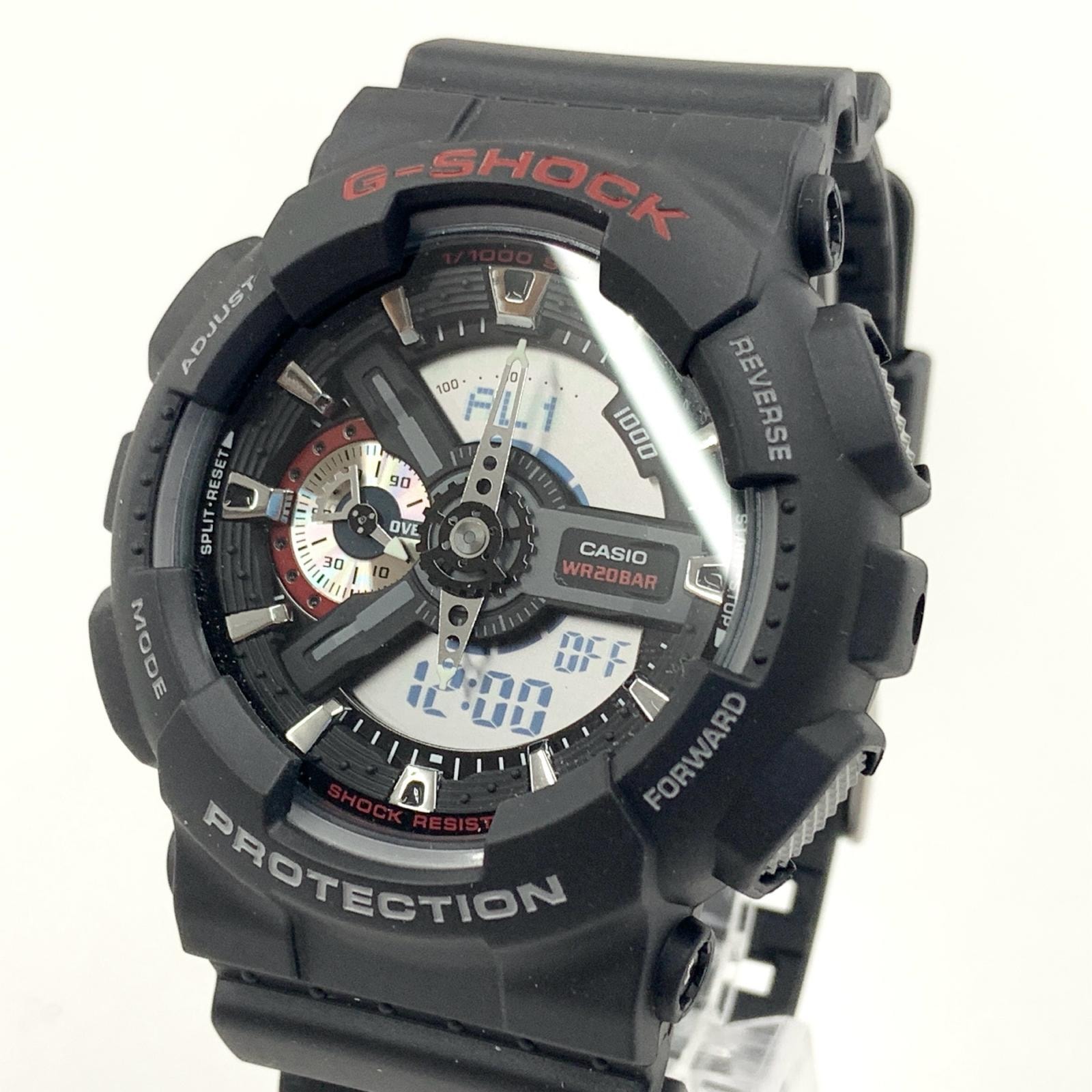 CASIO カシオ G-SHOCK Gショック クォーツ 腕時計  GA-110-1AJF ブラック