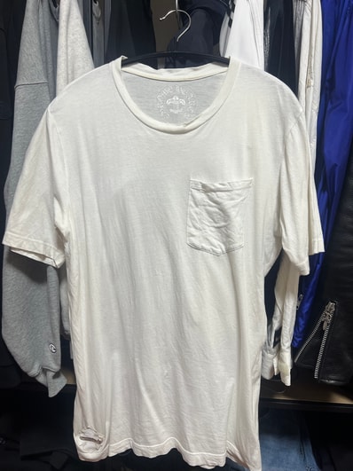 Chrome Hearts Side CH Leather Patch S/S T-Shirt "White"