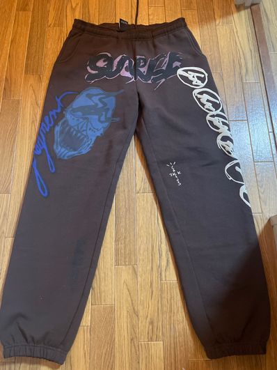 Travis Scott Cactus Jack For Fragment Sunrise Sweats "Brown"