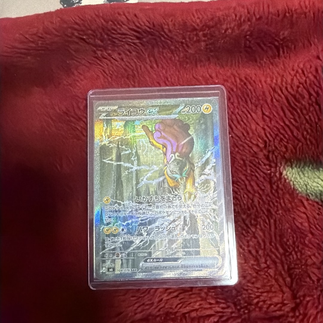 ライコウex SAR [M6 108/076](拡張パック「ストームエメラルダ」)