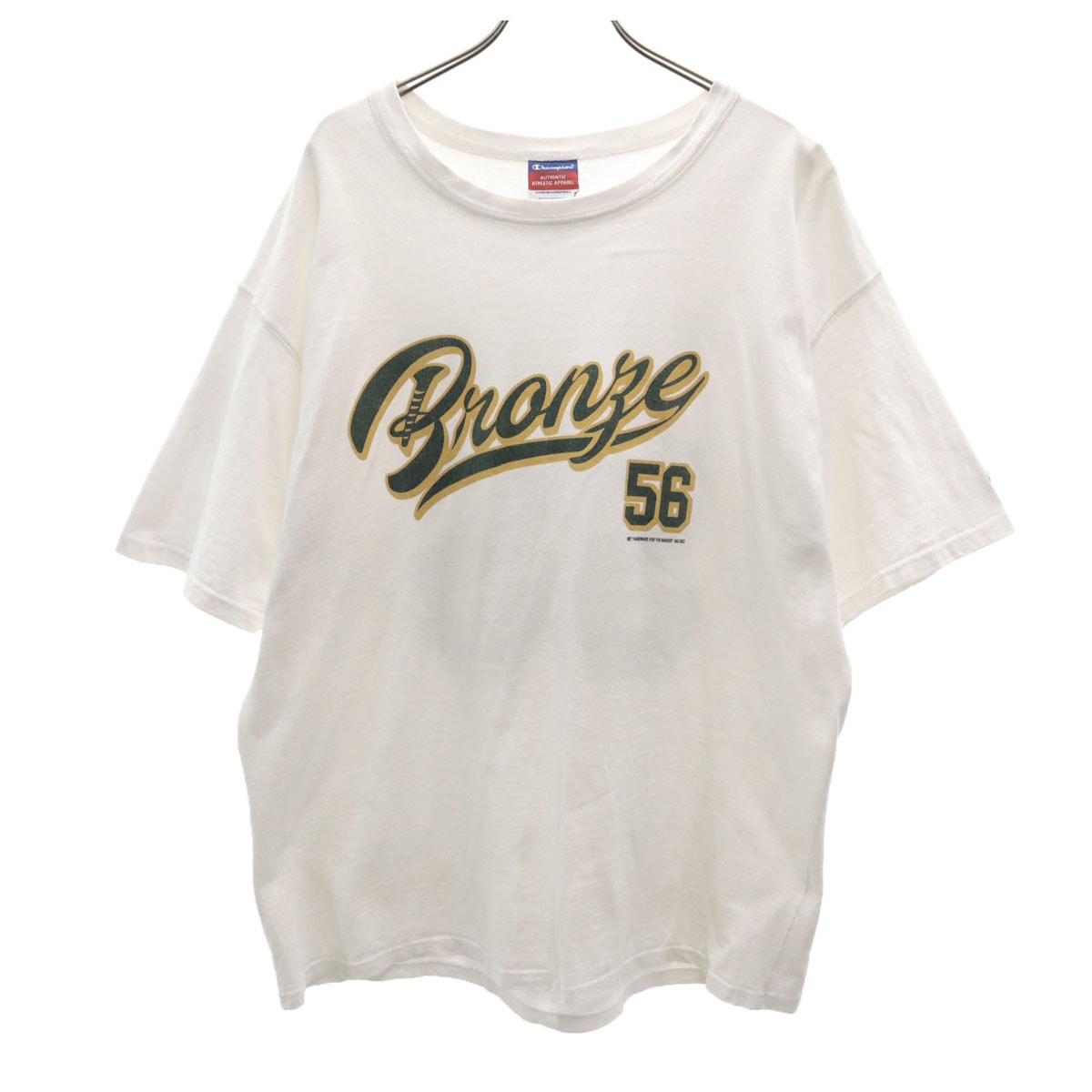 Champion チャンピオン BRONZE ALLEN 56 半袖 Tシャツ L ホワイト