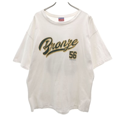 Champion チャンピオン BRONZE ALLEN 56 半袖 Tシャツ L ホワイト