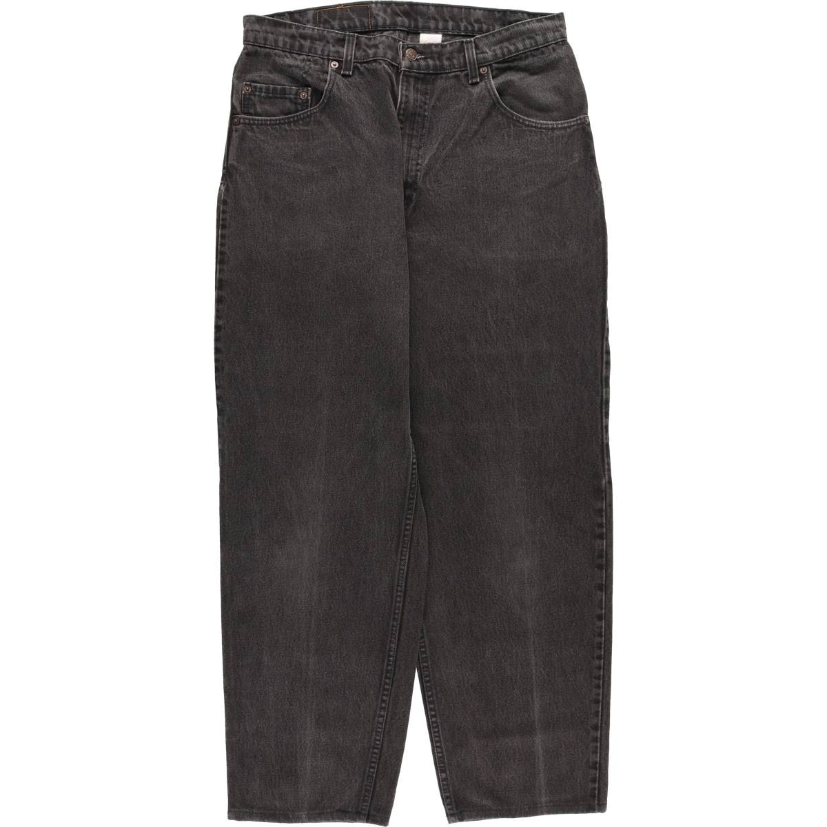 古着 90年代 リーバイス Levi's 560 LOOSE FIT TAPERED LEG ブラックデニム テーパードデニムパンツ USA製 メンズw35相当 ヴィンテージ/evb033156
