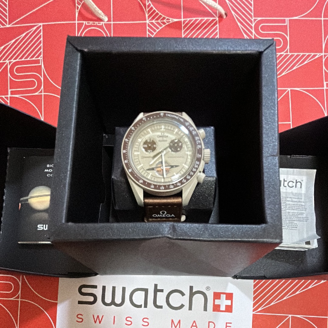 Swatch × Omega Mission to Saturn