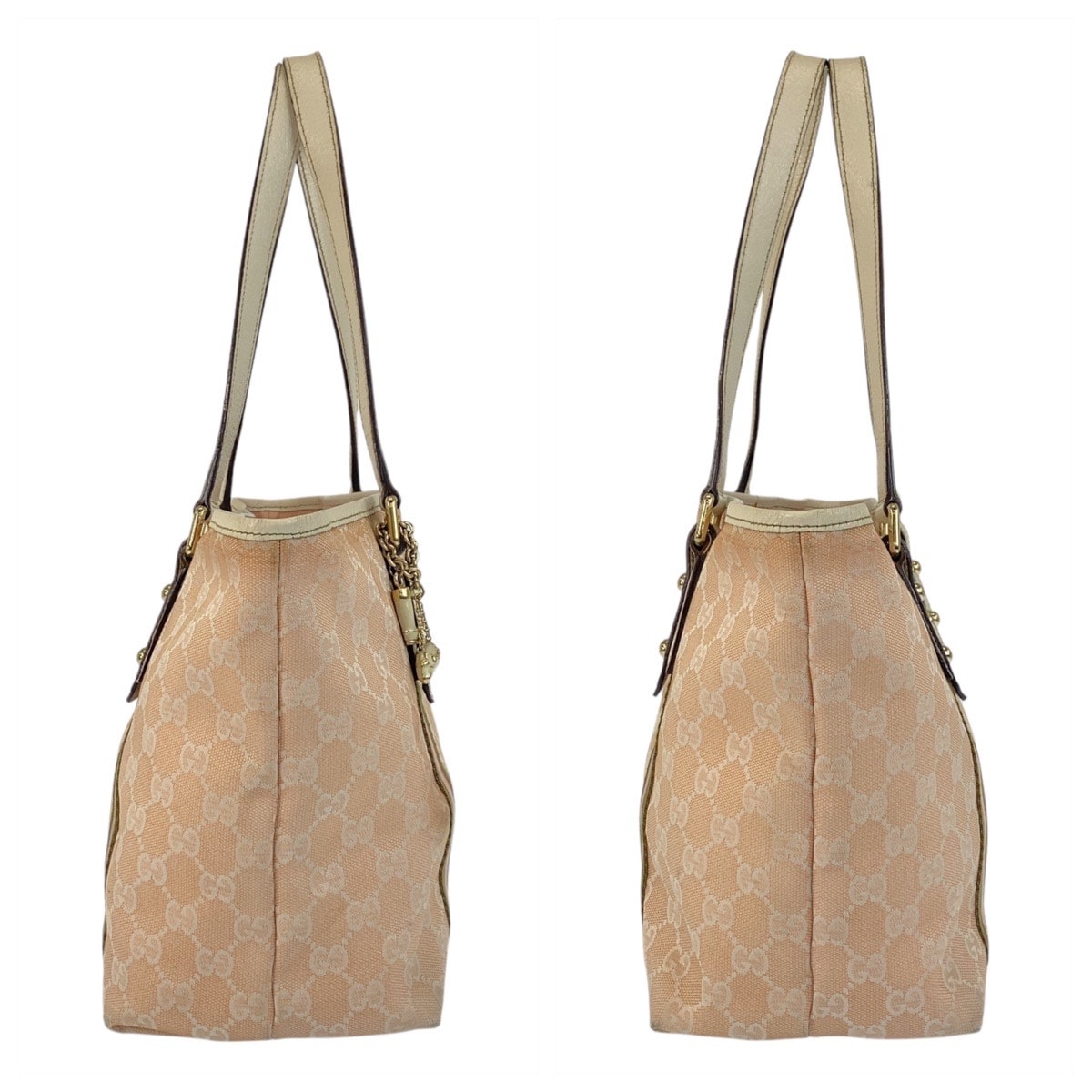 C (やや傷や汚れあり)】GUCCI グッチ シェリーライン ピンク