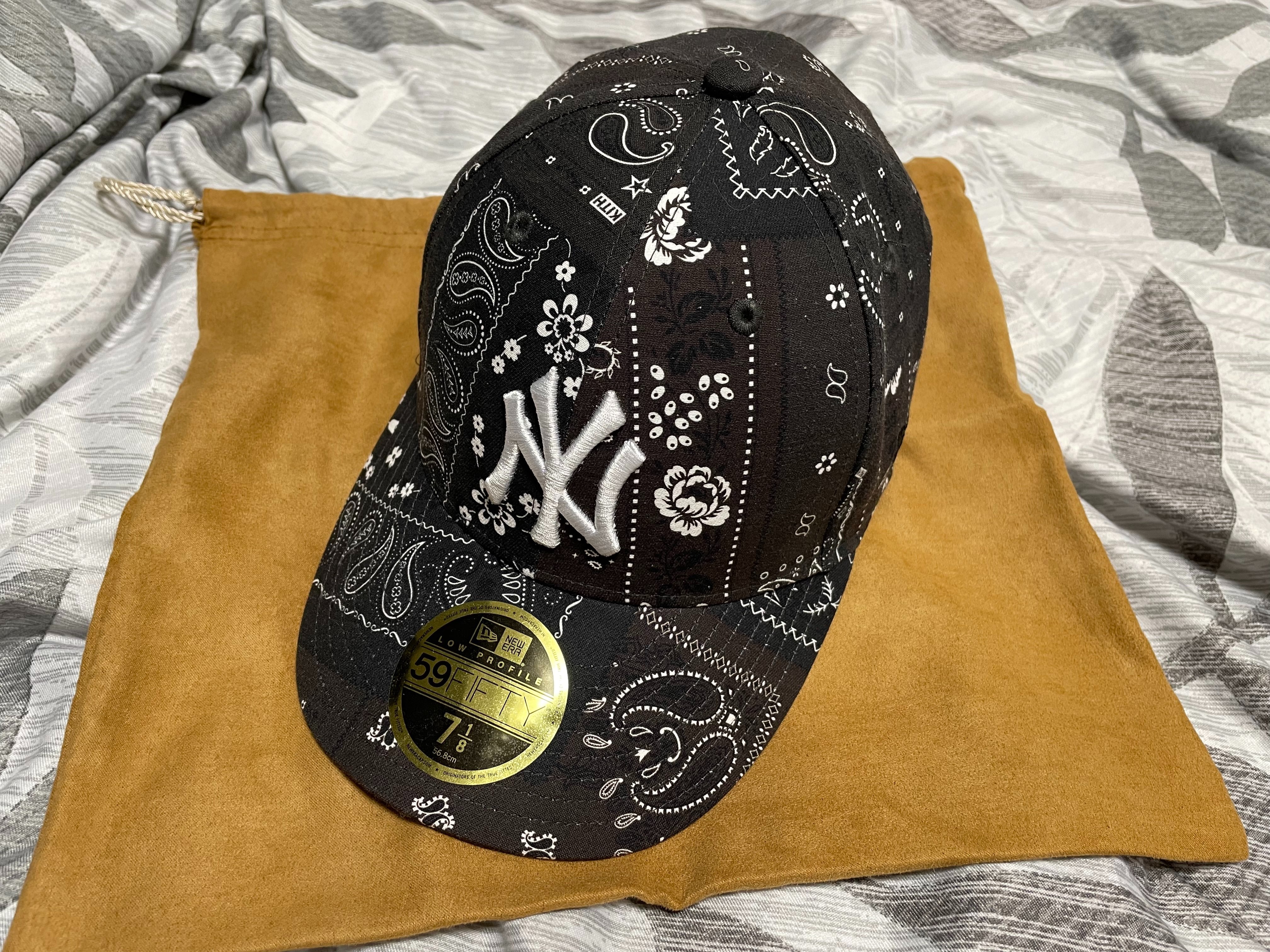 KITH × NEW ERA Yankees Deconstructed Bandana Low Profile "Shadow"