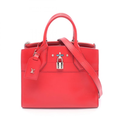 ルイ・ヴィトン LOUIS VUITTON シティスティーマーPM ルージュ ハンドバッグ バッグ レザー ルージュ レディース レッド系 M53029 【中古】