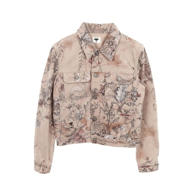 ディオール Dior デニムジャケット 衣料品 アウター コットン コットン レディース ピンク系 312V11A3569 【中古】