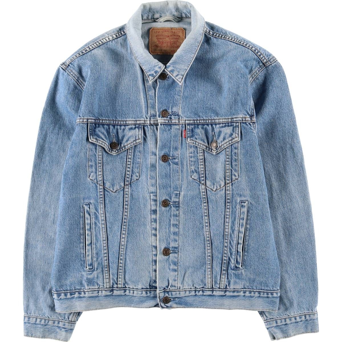 古着 90年代 リーバイス Levi's 70503-0216 デニムジャケット Gジャン メンズL相当 ヴィンテージ/eaa591964