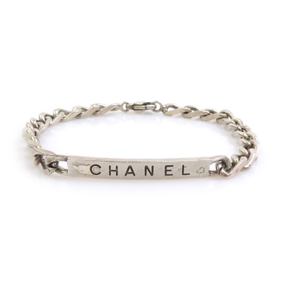 シャネル CHANEL ブレスレット メタル シルバー レディース【中古】 h32356a