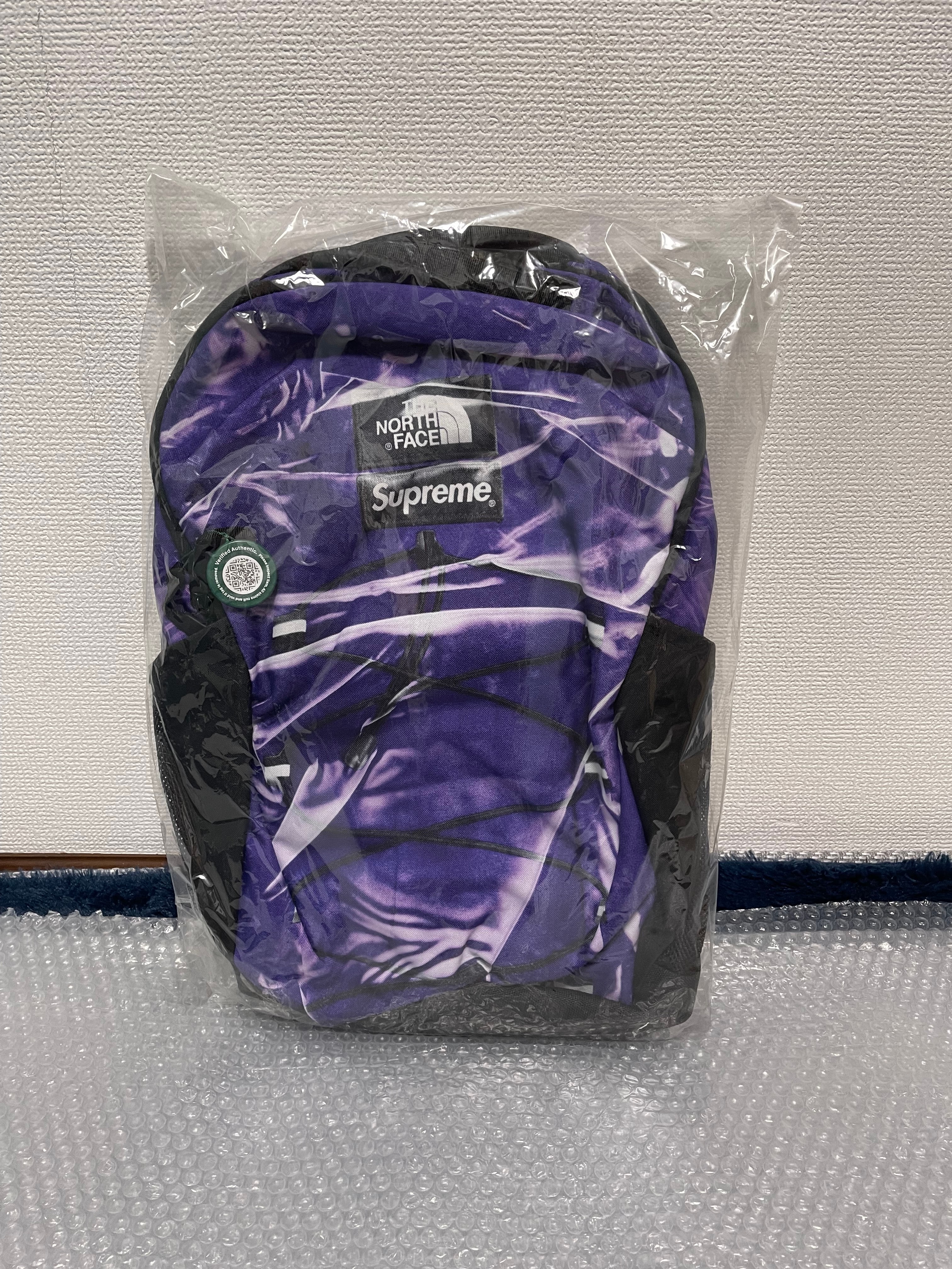 Supreme x The North Face Trompe Loeil Printed Borealis Backpack "Purple"