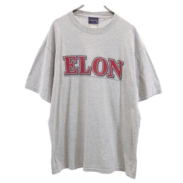 JANSPORTS ジャンスポーツ 90s オールド USA製 半袖 Tシャツ L グレー