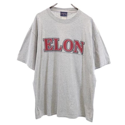JANSPORTS ジャンスポーツ 90s オールド USA製 半袖 Tシャツ L グレー