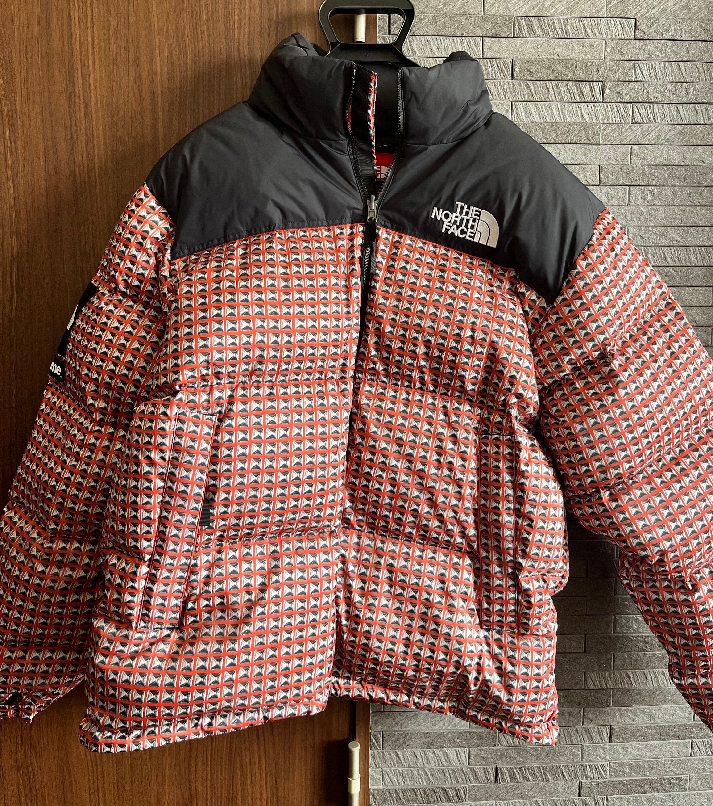 Supreme x The North Face Studded Nuptse Jacket "Red"