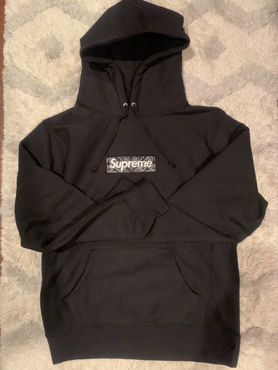 Supreme Bandana Box Logo Hooded Sweatshirt "Black"
