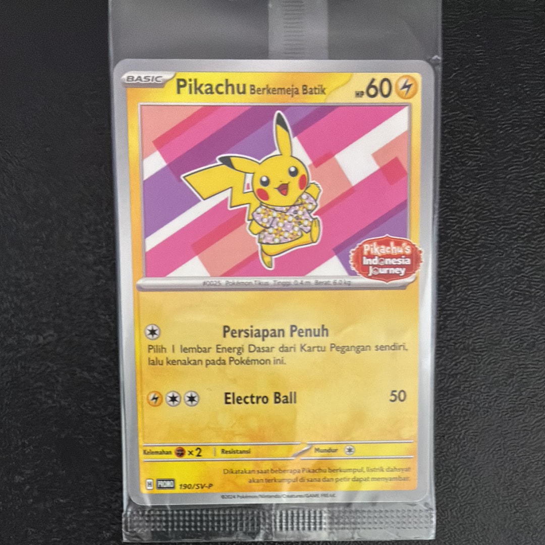 PSA10】バティックシャツを着たピカチュウ (フラワーピカチュウ柄) P