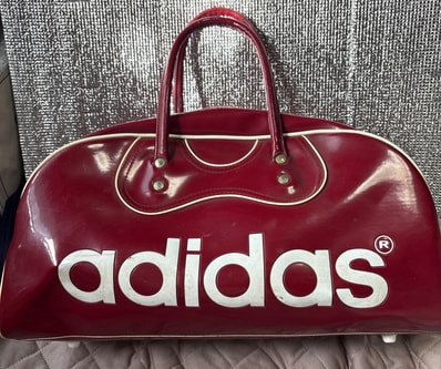 adidas (アディダス) VINTAGE エナメル ボストンバック80s