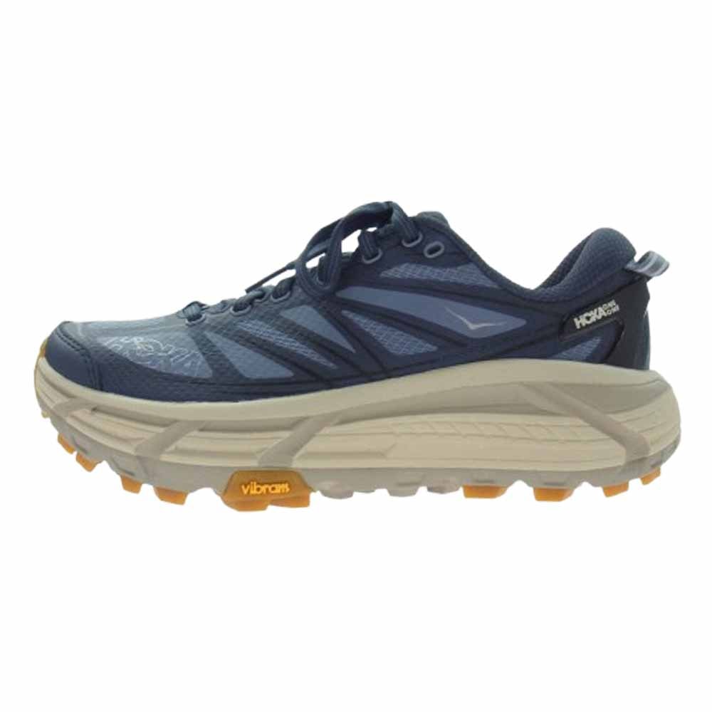 HOKA ONE ONE ホカ オネオネ スニーカー 1126851 MAFATE SPEED 2 マファテ スピード 2 ローカット スニーカー ネイビー系 ブルー系 24.0cm【極上美品】【中古】