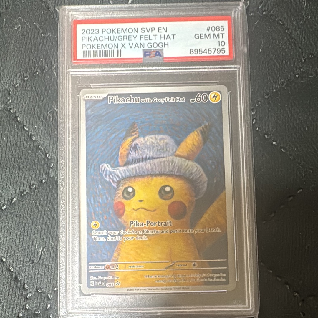 PSA9】ピカチュウ : プロモ [SVP EN 085](「ゴッホ展」 プロモーション