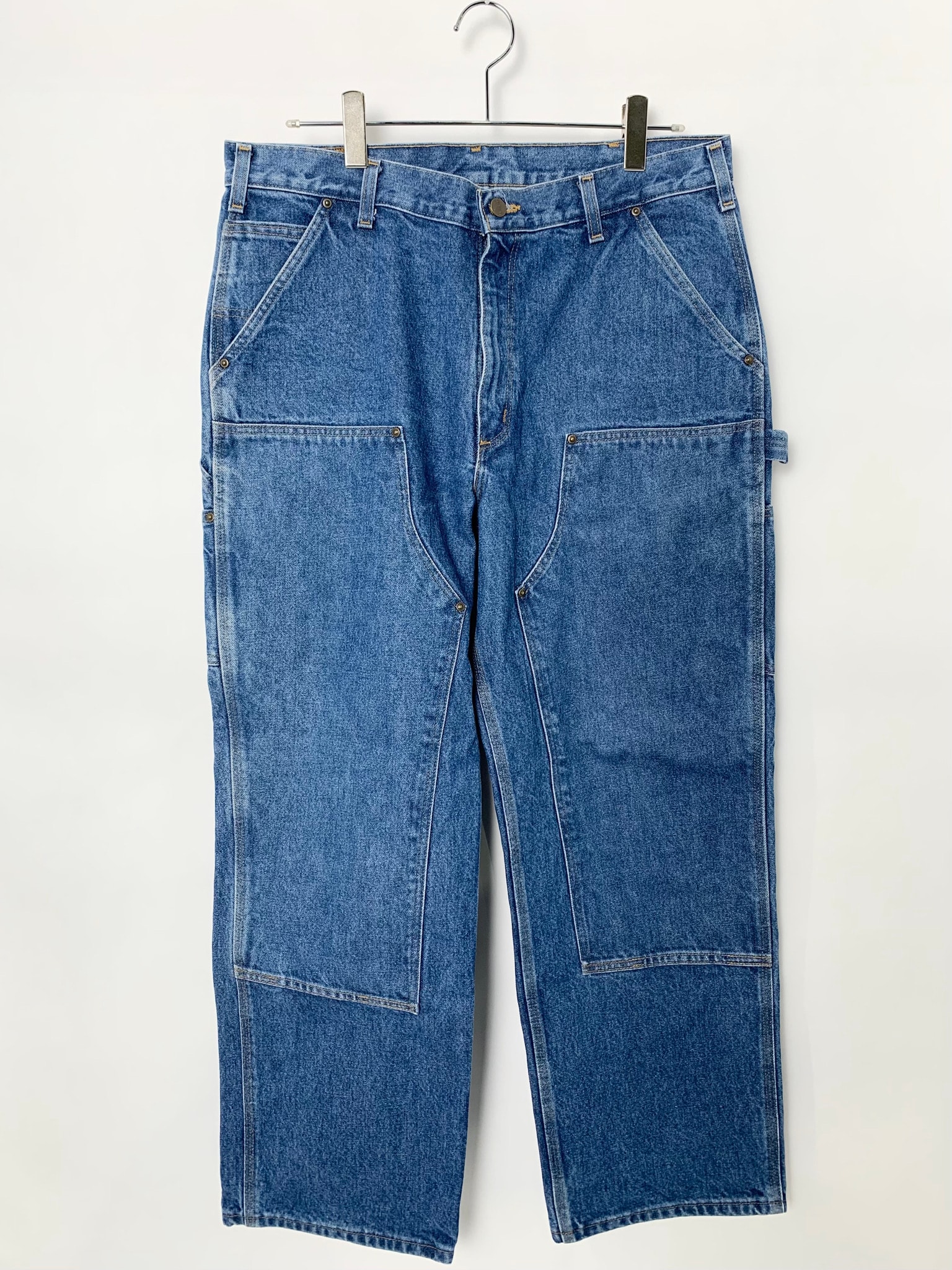 Carhartt Double Knee Denim Painter Pants Washed Indigo