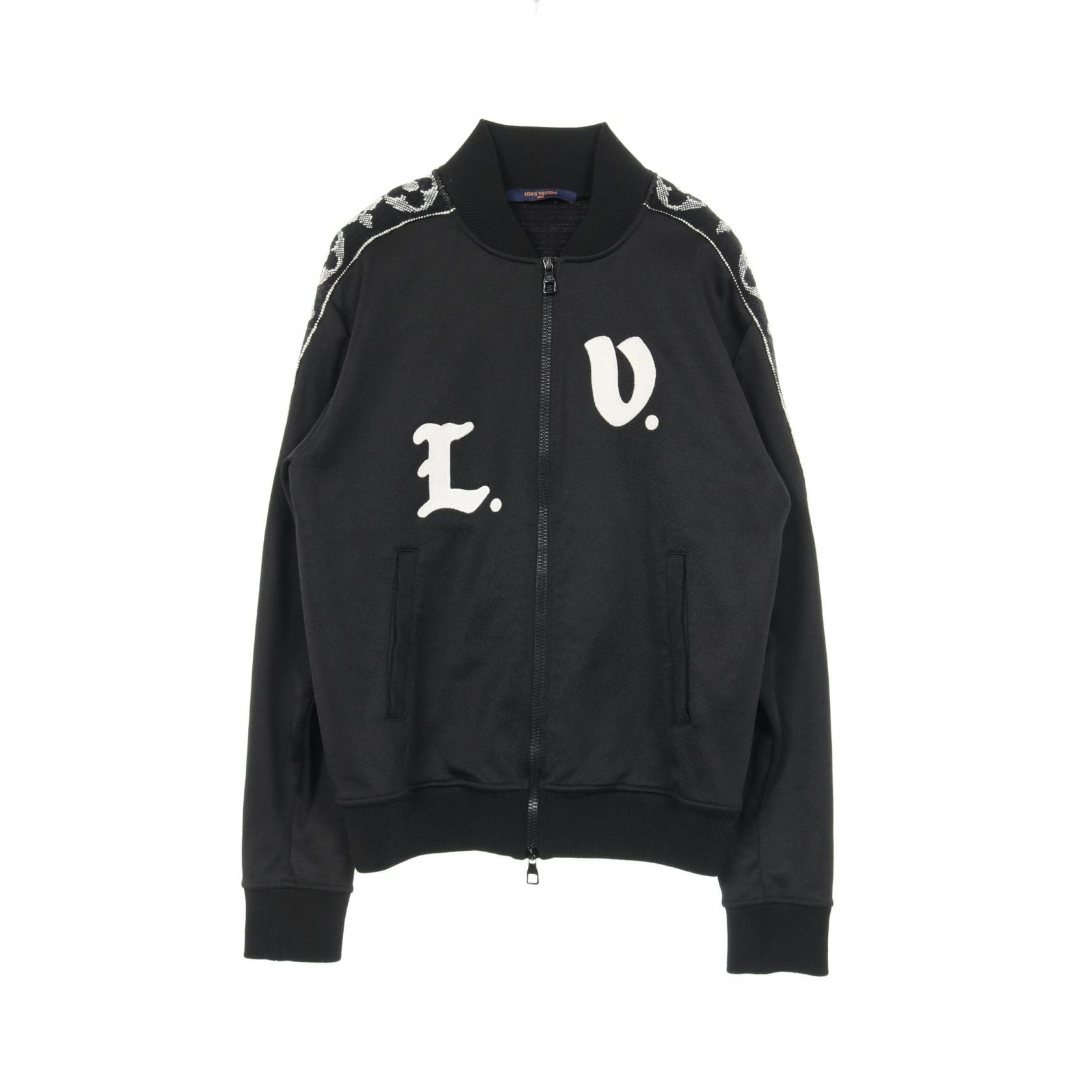 ルイ・ヴィトン LOUIS VUITTON LVフラワーバンド 衣料品 アウター ポリエステル / コットン メンズ ブラック系 【中古】