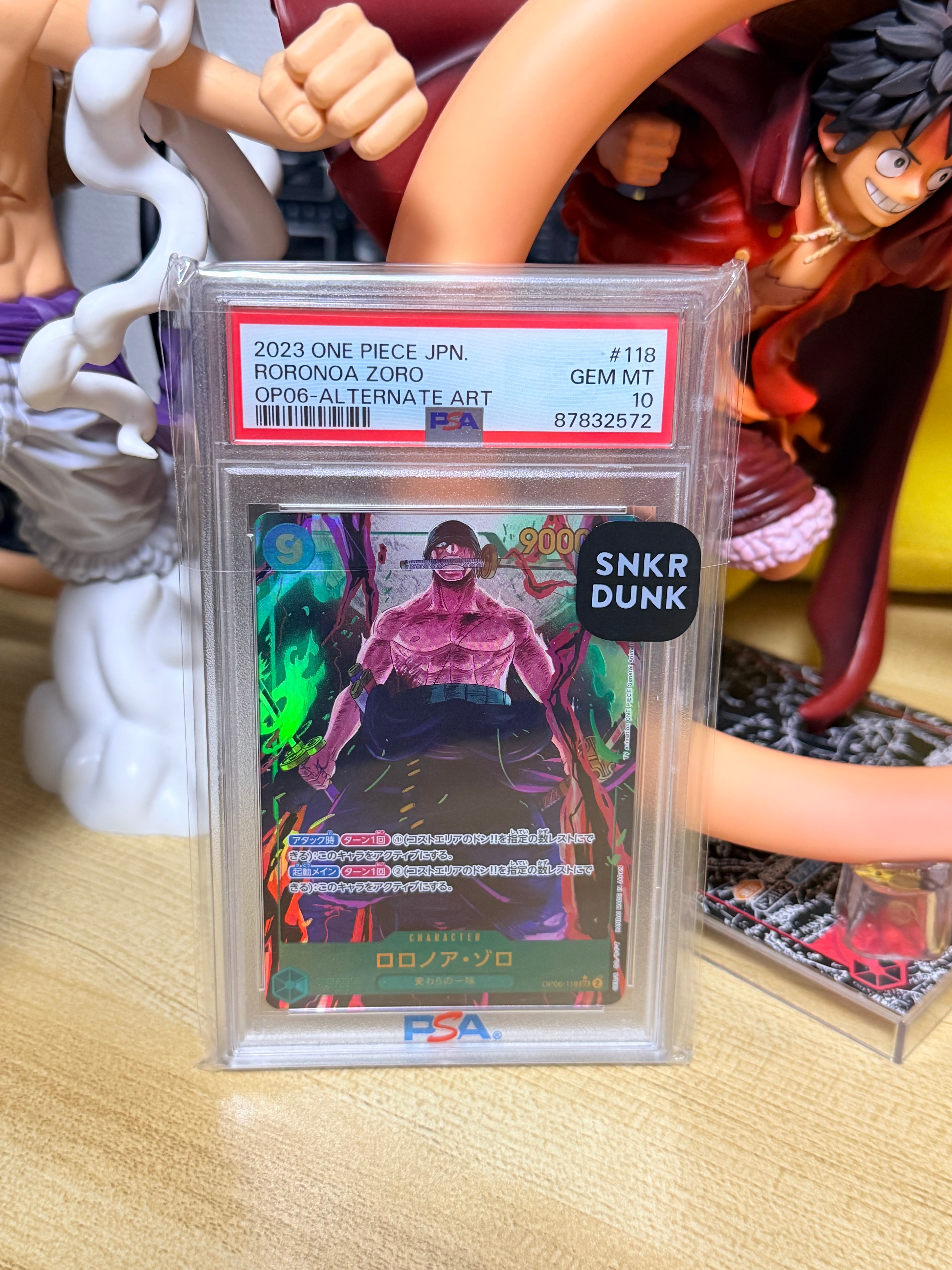 Roronoa Zoro SEC-P [OP06-118] (Booster Pack Wings of Captain)