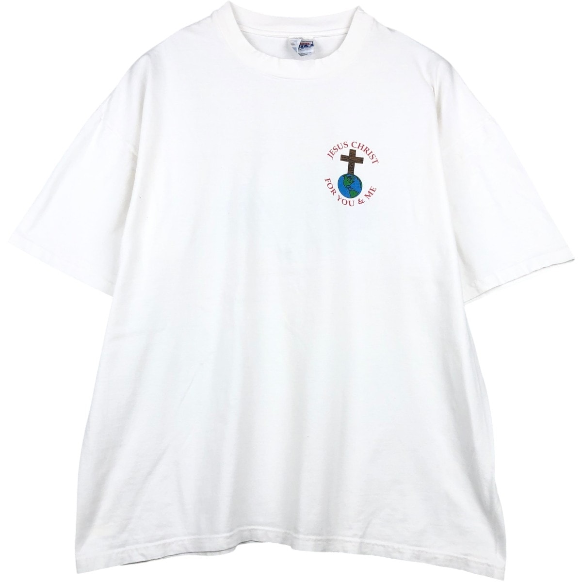 古着 90年代 ヘインズ Hanes BEEFY-T JESUS CHRIS イエスキリスト プリントTシャツ USA製 メンズXXL相当 ヴィンテージ/eaa654053