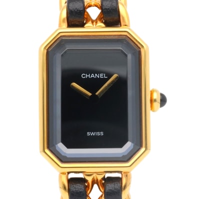 シャネル プルミエール S 腕時計 時計 GP H0001 クオーツ レディース 1年保証 CHANEL 中古