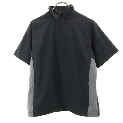 NIKE GOLF ナイキゴルフ 半袖 ハーフジップ ウェア L ブラック