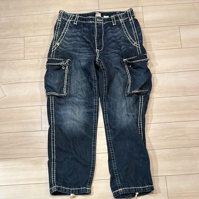Supreme / True Religion® Denim Cargo Pant "Washed Blue"