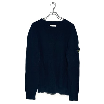 Stone Island Lambswool Crew Knit Black