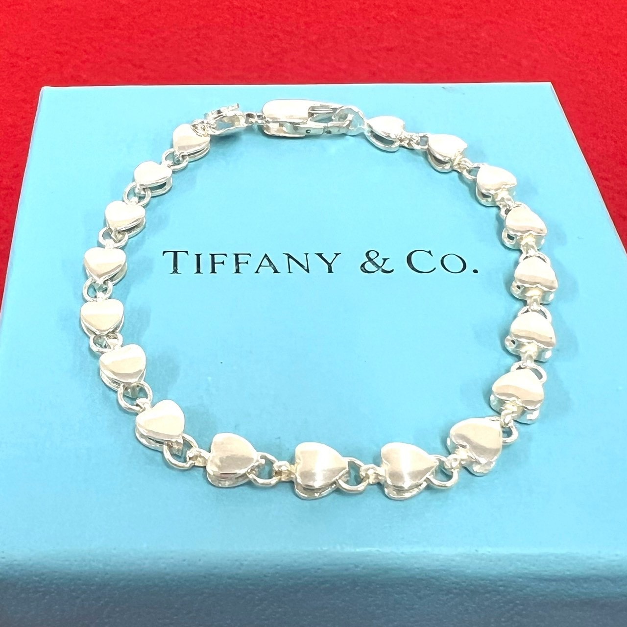 B (目立った傷や汚れなし)】TIFFANY&Co. ティファニー パフ ハート