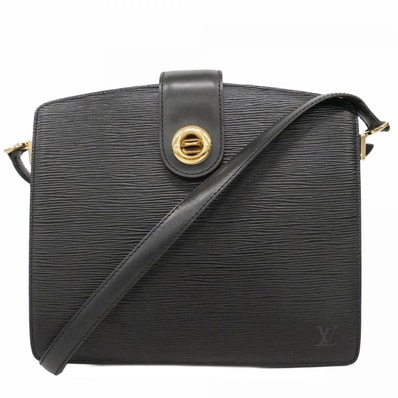 【6dc3487-k】ルイヴィトン ショルダーバッグ エピ カプチン M52342 ノワール【中古】レディース