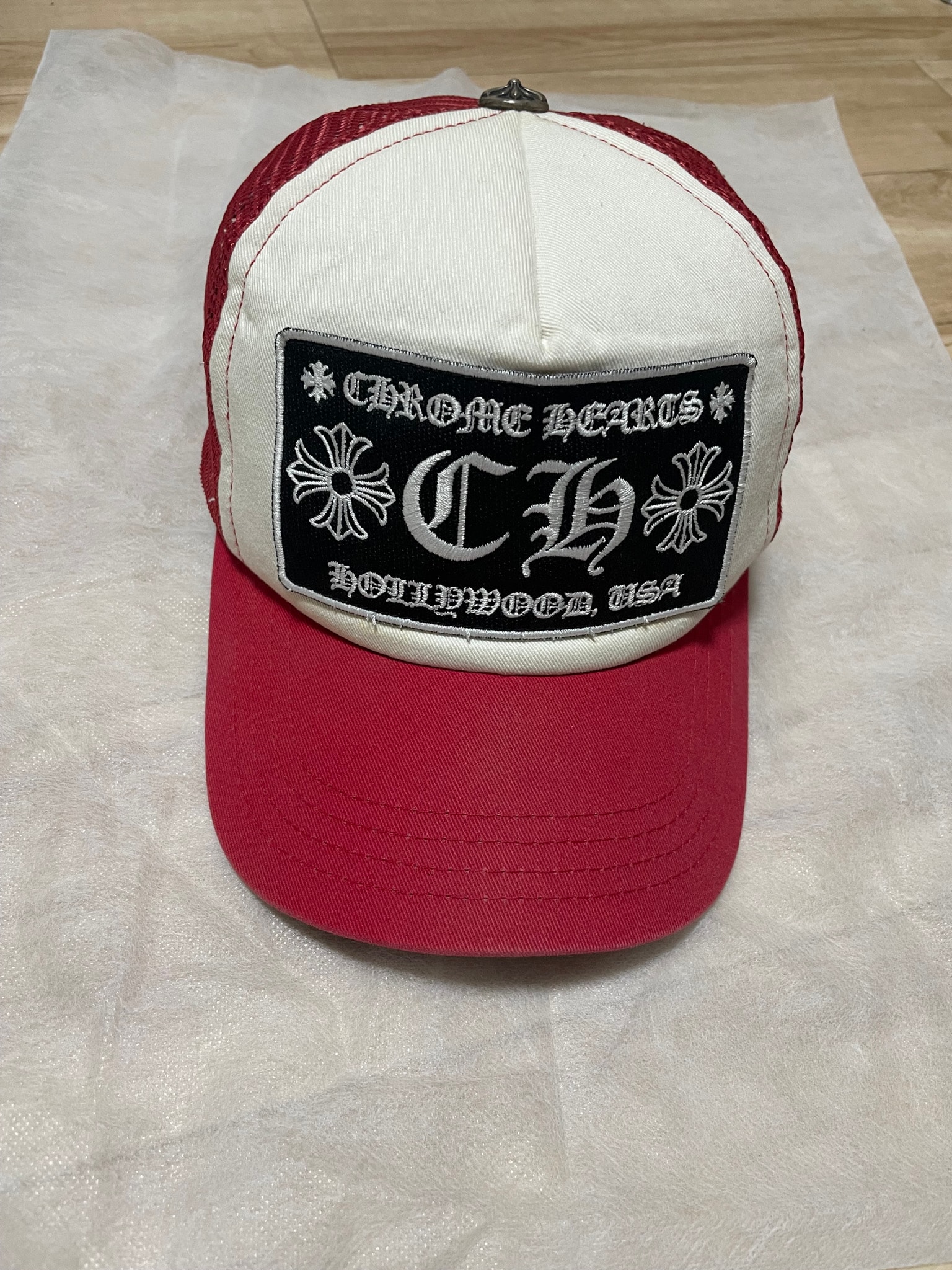 Chrome Hearts Trucker Cap CH "Red/White"