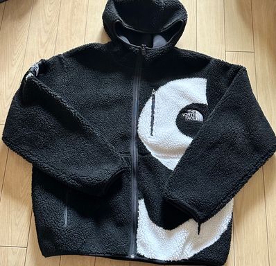 Supreme x The North Face S Logo Hooded Fleece Jacket "Black"