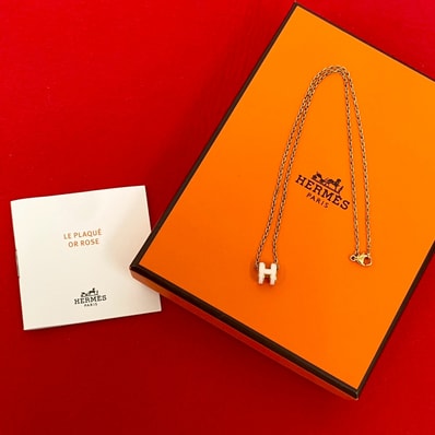 HERMES エルメス ミニ ポップアッシュ GP ネックレス ゴールド
611-9