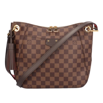 ルイヴィトン サウスバンク ダミエ ショルダーバッグ ダミエキャンバス N42230 ブラウン レディース LOUIS VUITTON 中古