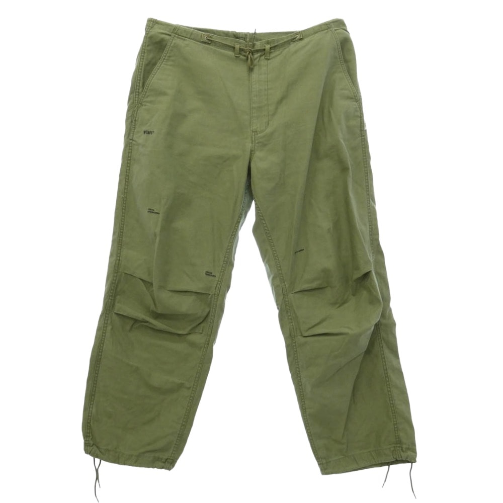 WTAPS ダブルタップス 18AW 182WVDT-PTM02 CAPE TROUSERS カーゴパンツ ミリタリー トラウザーズ モスグリーン系 4【中古】