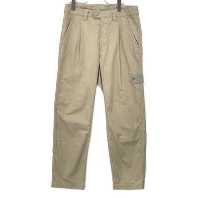 ストーンアイランド ベージュ コットンギャバジントラウザーズ W29 LO