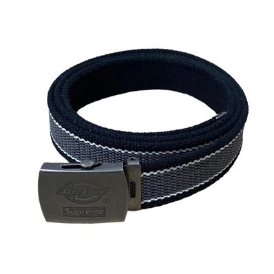 Supreme x Dickies Stripe Webbing Belt "Black"