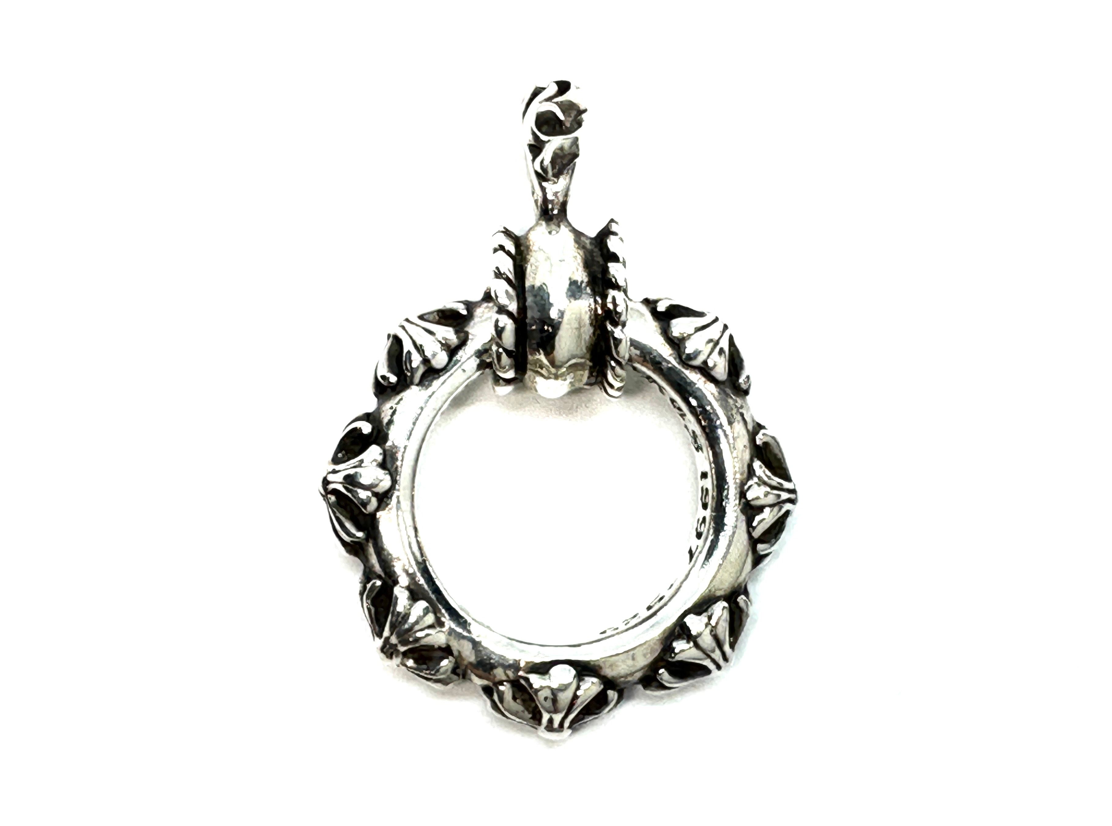 クロムハーツ アイウェアループ クロスバンド ネックレス トップ 925