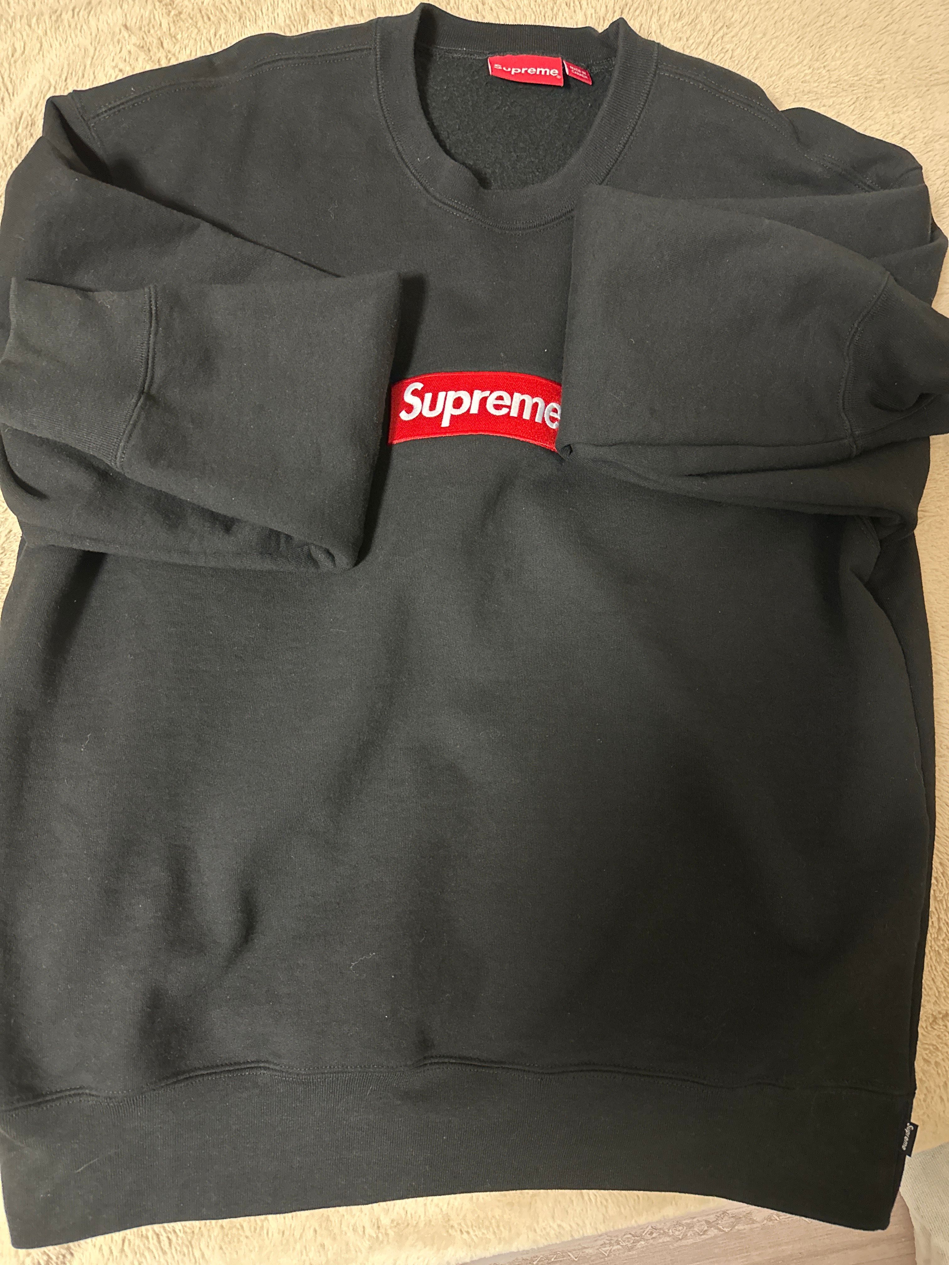 Supreme Box Logo Crewneck "Black" (22FW)